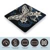 White Butterflies and Tribal Bathroom Scale for Body Weight with High Precision Large LCD Backlight Display Digital Weighing Scale with BMI Capacity Up to 180kg view 3