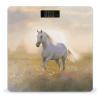 White Horse Running in The Field Bathroom Scale for Body Weight with High Precision Large LCD Backlight Display Digital Weighing Scale with BMI Capacity Up to 180kg view 1