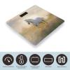 White Horse Running in The Field Bathroom Scale for Body Weight with High Precision Large LCD Backlight Display Digital Weighing Scale with BMI Capacity Up to 180kg view 3