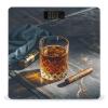 Cigar & Whiskey Bathroom Scale for Body Weight with High Precision Large LCD Backlight Display Digital Weighing Scale with BMI Capacity Up to 180kg view 1