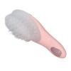 Baby Brush Comb Set Cute Pink Soft Round Tooth Design Portable Lightweight Massage Tools for Infant Newborns TPE PP Nylon Material Compact Size view 3