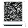 Zebra Print Bathroom Scale for Body Weight with High Precision Large LCD Backlight Display Digital Weighing Scale with BMI Capacity Up to 180kg view 2