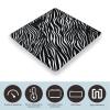 Zebra Print Bathroom Scale for Body Weight with High Precision Large LCD Backlight Display Digital Weighing Scale with BMI Capacity Up to 180kg view 3