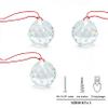 Good Shui Life 40mm Feng Shui Clear Multifaceted Crystal Ball Kit for Energy Adjustment and Harmony in The Home and Office (3-Pack) view 3