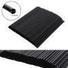 250pcs Plastic Straws Disposable, 10.3 Inches Drinking Straws, Extra Long Straws for 30oz Tumblers, Protein Shakers, Milkshakes & Iced Coffee, Black view 2