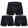 Tourmaline Prostate Therapy Panties 3-Packs Magnetic Therapy Energetic Men Pant Strengthens Kidneys Rapid Growth(5XL) Black view 2