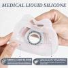 Replacement Silicone Cushion Compatible with AirFit F40 Frame, Soft Silicone Replacement Pad for Full Face Mask Frame, Replacement Accessory Only (Large) view 2