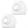 Replacement Silicone Cushion Compatible with AirFit F40 Frame, Soft Silicone Replacement Pad for Full Face Mask Frame, Replacement Accessory Only (Small Wide) view 1