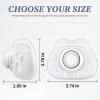 Replacement Silicone Cushion Compatible with AirFit F40 Frame, Soft Silicone Replacement Pad for Full Face Mask Frame, Replacement Accessory Only (Small Wide) view 3