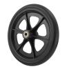 8 Inch Wheelchair Wheels Replacement, Electric Wheelchair Accessory, PU Material with Non Slip Tread, Durable Wheelchair Wheels for Most Power Wheelchairs, Includes 2 Wheels and Sc view 2
