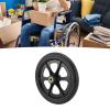 8 Inch Wheelchair Wheels Replacement, Electric Wheelchair Accessory, PU Material with Non Slip Tread, Durable Wheelchair Wheels for Most Power Wheelchairs, Includes 2 Wheels and Sc view 3