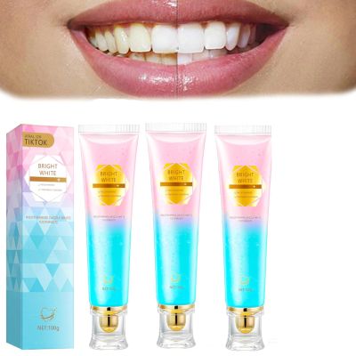 2026 New Niacinamide Whitening Toothpaste, for Sensitive Teeth, Removes Stains, Adult Use, Strong, Smile, Protects Enamel, Fluoride-Free Formula, Gentle Peppermint Flavor (3)