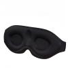 3D Sleep Mask - Complete Light Blocking, Zero Pressure, Soft & Breathable Eye Cover, Black view 1
