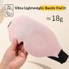 3D Sleep Mask - Complete Light Blocking, Zero Pressure, Soft & Breathable Eye Cover, Black view 4