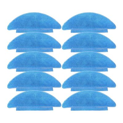 10Pc Mop Pads,Compatible For Cecotec,Compatible For Conga, 7490 Eternal Genesis,For 7490 Eternal X-Treme Robot Vacuum Cleaner Mop Cloths Easy To Clean