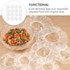BESPORTBLE 200Pcs Disposable Elastic Bowl Covers Food Storage Plastic Wrap Flexible PE Material Multipurpose Kitchen Dust Protection for Bowls Plates Dishes view 3