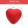 HONMEET 12Pcs Heart Shaped Tinplate Candy Boxes Wedding Favor Containers with Sealing for Chocolates Biscuits Party Packing view 2