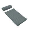 HONMEET 2Pcs Acupoint Massage Pillow with Non-Slip Yoga Mat Grey for Neck Back Relief and Improved Circulation Press-Resistant Acupuncture Massage Mat with Carry Bag for Home Relaxation view 1