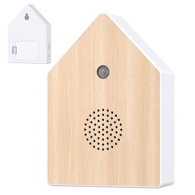 Singing Bird Box with Motion Sensor | Soothing Nature Sound Machine, Automatic Chirping for Ambiance | Home Spa Bathroom Office Decor, Good Relaxation Gift for Women Men