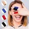 SHERCHPRY 40Pcs Finger Arthritis Sleeves Elastic Compression Brace for Joint Support and Relief Breathable Finger Support Sleeves in Black Blue Red Tone Comfortable Fit for Injury and Daily view 2