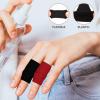 SHERCHPRY 40Pcs Finger Arthritis Sleeves Elastic Compression Brace for Joint Support and Relief Breathable Finger Support Sleeves in Black Blue Red Tone Comfortable Fit for Injury and Daily view 3
