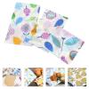 DRESSOOS 3pcs Reusable Beeswax Food Wraps S Organic Fiber Environmentally Friendly Food Preservation Cloths for Sandwiches Bread Meat and Desserts and Oil-resistant view 4