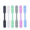 UTHCLO 6pcs Mask Ear Rope Buckle Portable Silicone Mask Band Extenders Anti-Ear Accessories for Men Women with Green Blue White Pink Grey Colors view 4