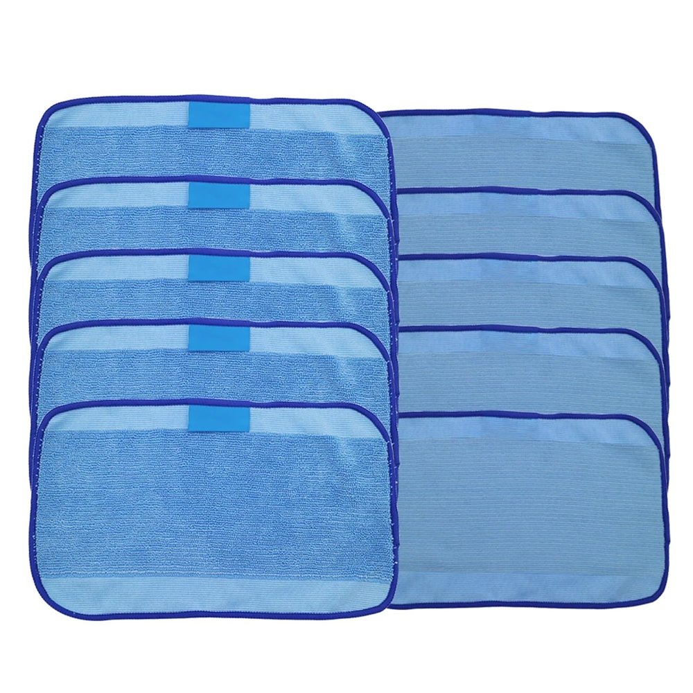 10pcs/Lot Microfiber Wet Mopping Cloths for Mint 5200C 5200 4200 4205 Robot stability