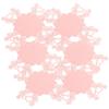 WATIIFUFU 50pcs Pink Heart Rose Truffle Cups Paperboard Chocolate Wrappers for Candy Packaging Wedding Party Favor Supplies view 1