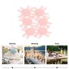 WATIIFUFU 50pcs Pink Heart Rose Truffle Cups Paperboard Chocolate Wrappers for Candy Packaging Wedding Party Favor Supplies view 2