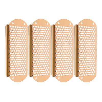 IWOWHERO 4pcs Stainless Steel Foot File Callus Remover for Cracked Heels Professional Foot Grater with Ergonomic Handle Washable Reusable for Dead Skin Exfoliating Pedicure Tool