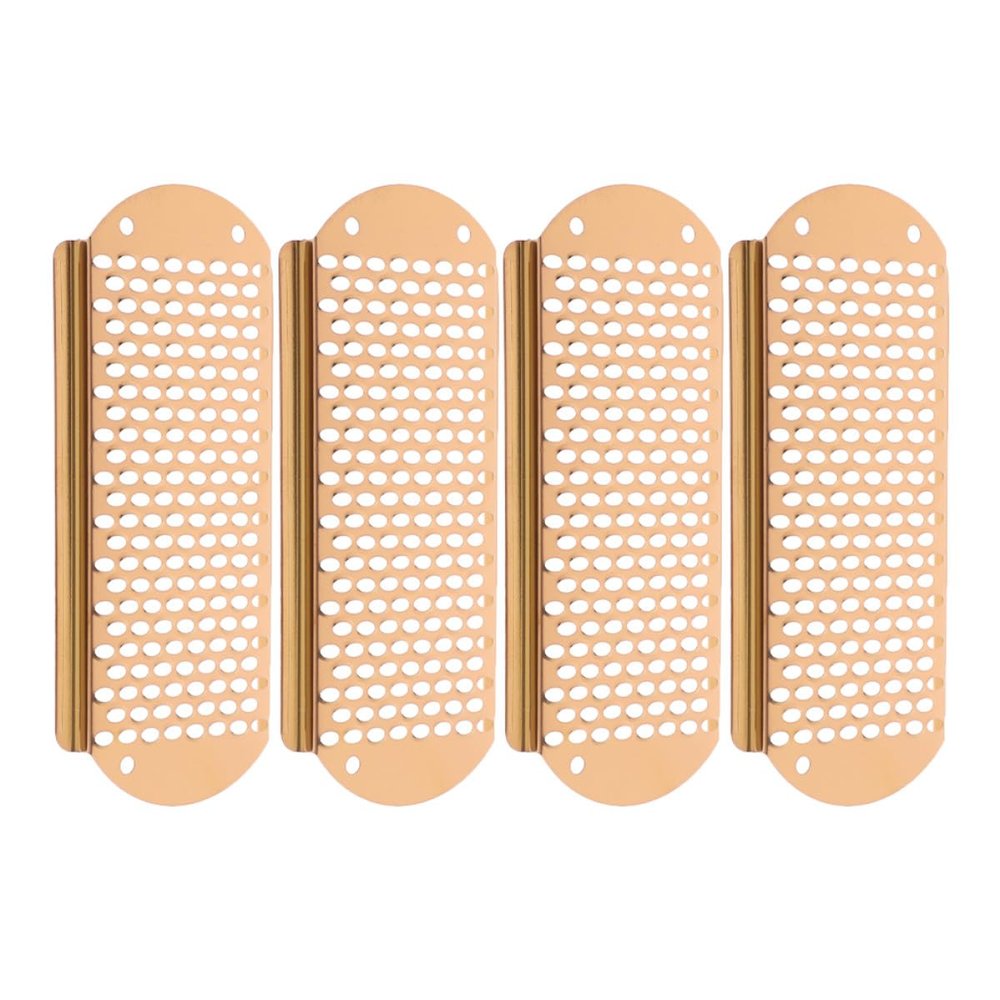 IWOWHERO 4pcs Stainless Steel Foot File Callus Remover for Cracked Heels Professional Foot Grater with Ergonomic Handle Washable Reusable for Dead Skin Exfoliating Pedicure Tool