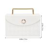 Mikinona Magnetic Clamshell Wedding Box Small Present Case with Sturdy Concealed Closure for Party Favors and Candy Storage Reusable Packaging Box with Handle view 2