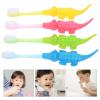 DONFAMDS 8pcs Toothbrushes with Supple Bristles for Ages Cute Cartoon Design Soft Tooth Cleaning Brushes Material Ergonomic Handle for Comfortable Oral Care view 2