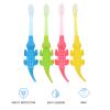 DONFAMDS 8pcs Toothbrushes with Supple Bristles for Ages Cute Cartoon Design Soft Tooth Cleaning Brushes Material Ergonomic Handle for Comfortable Oral Care view 3