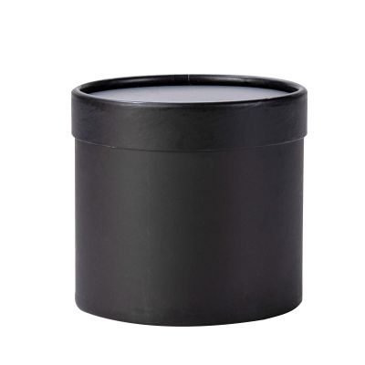 ZUXOCY Rose Flower Box Round Cardboard Box for Gift Candy Chocolate Packaging Arrangement Wedding Centerpiece Decor Boxes for Arrangements Round Black Empty for Centerpiece