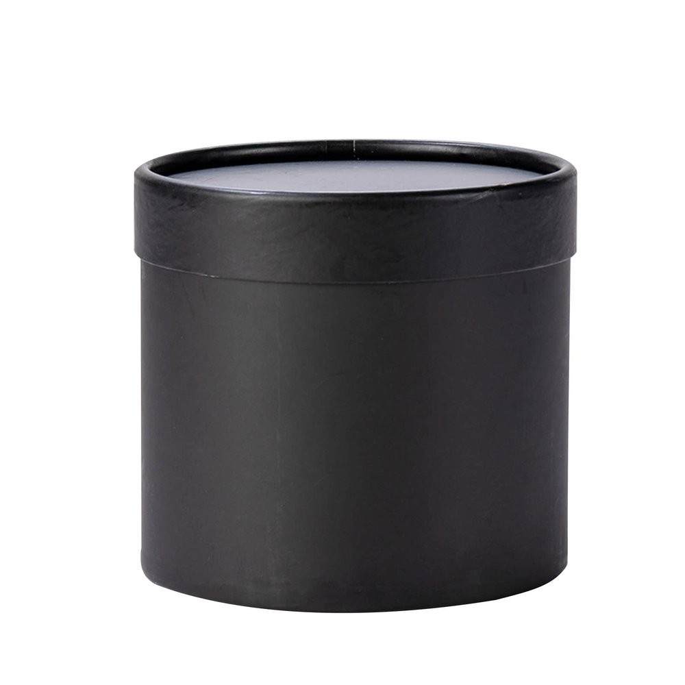 ZUXOCY Rose Flower Box Round Cardboard Box for Gift Candy Chocolate Packaging Arrangement Wedding Centerpiece Decor Boxes for Arrangements Round Black Empty for Centerpiece