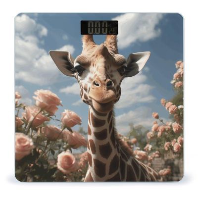 Beautiful Giraffe Scale for Body Weight Digital Bathroom Scale Precision Smart Weighing Scales with Clear LED Display Accurate High Precision Scales Weighing Machine