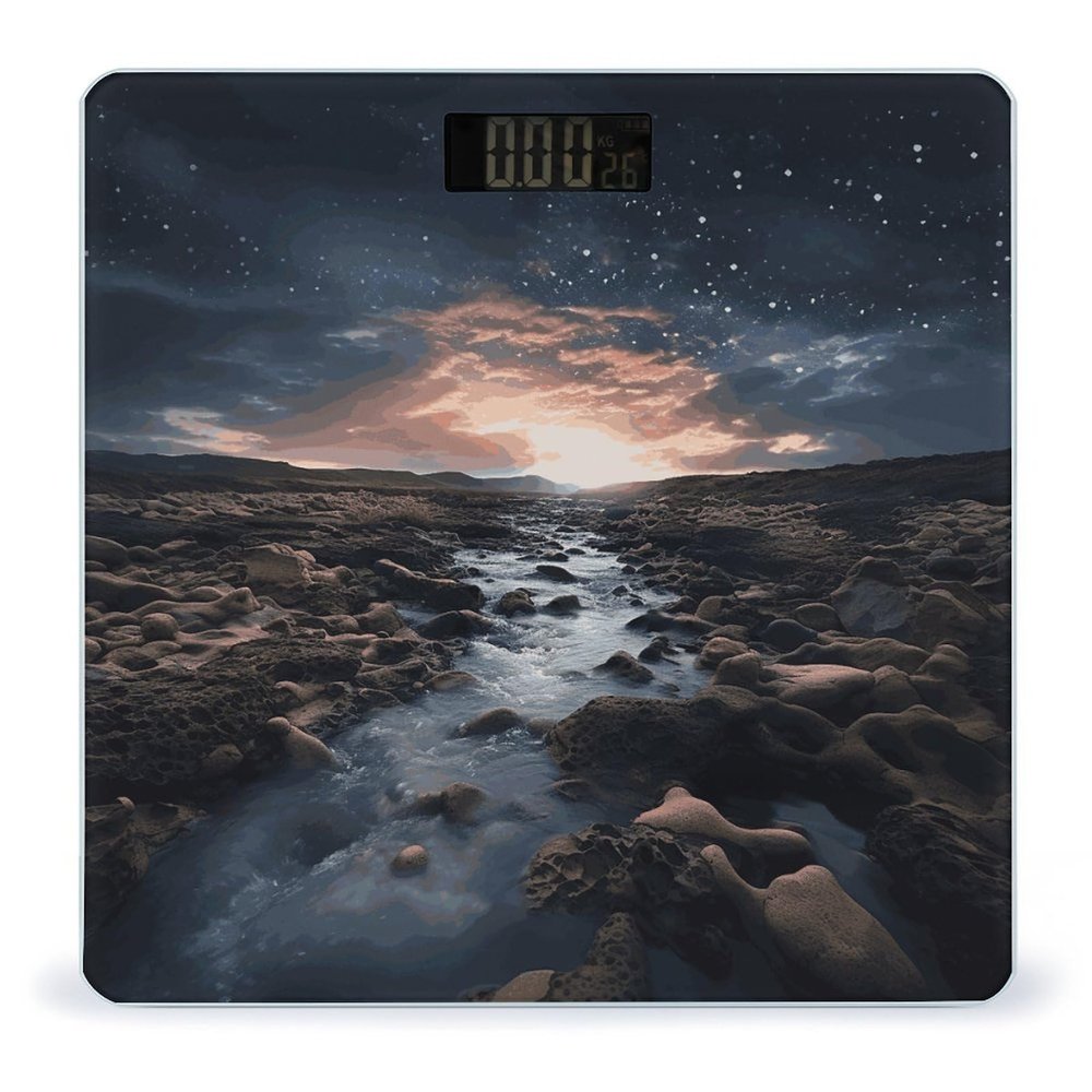 Subtle Atmosphere Scale for Body Weight Digital Bathroom Scale Precision Smart Weighing Scales with Clear LED Display Accurate High Precision Scales Weighing Machine