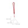 COOLHIYA Quartz Pyramid Healing Ornament with Mallet Sound Therapy Tool for Meditation Yoga Relaxation Home Decoration Versatile Pyramid for Mindfulness and Wellness view 2