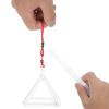 COOLHIYA Quartz Pyramid Healing Ornament with Mallet Sound Therapy Tool for Meditation Yoga Relaxation Home Decoration Versatile Pyramid for Mindfulness and Wellness view 3