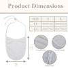 5 Pack Tracheostomy Cover with Trach Ties, Adjustable Breathable Neck Stoma Protector for Tracheal Tracheotomy Care, Fit Laryngectomy and Tracheotomy Supplies (White, Small) view 2