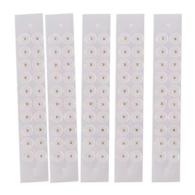 100Pcs Acupunctures Beads Auricular Ear Sticker Massage Patches Clear Disposables Sticker Easy Use Beads Ear Care