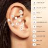 100Pcs Acupunctures Beads Auricular Ear Sticker Massage Patches Clear Disposables Sticker Easy Use Beads Ear Care view 3