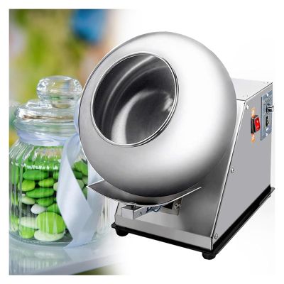 Automatic Coater,Panning Machine, Chocolate Polishing Panning Coating Machine Automatic Tablet Coating Machine Electric Sugar Coating Machine(110V)