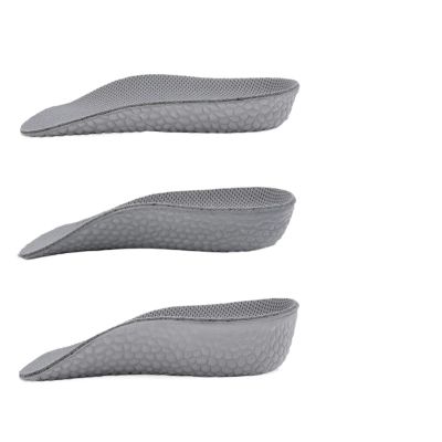 1 Pcs Invisible Height Increase Insoles Half Sole Heighten Sports Shoe Pads Inserts Men Women Insole 1.5-3.5CM(Gray,1.5cm)