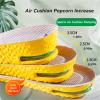 1Pcs Yellow Air Cushion Height Increase Insoles Breathable Sweat Insole Shock Absorbing Insole for Sports Shoes((3.5cm) EU41-42(260mm)) view 3