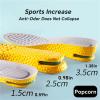 1Pcs Yellow Air Cushion Height Increase Insoles Breathable Sweat Insole Shock Absorbing Insole for Sports Shoes((3.5cm) EU41-42(260mm)) view 4