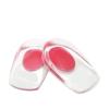 1 Pair Soft Silicone Gel Insoles for Foot Cushion Foot Half Heel Insole Shoes Pads Height Increase(Red,L(11 * 5.5 * 1.7cm)) view 1
