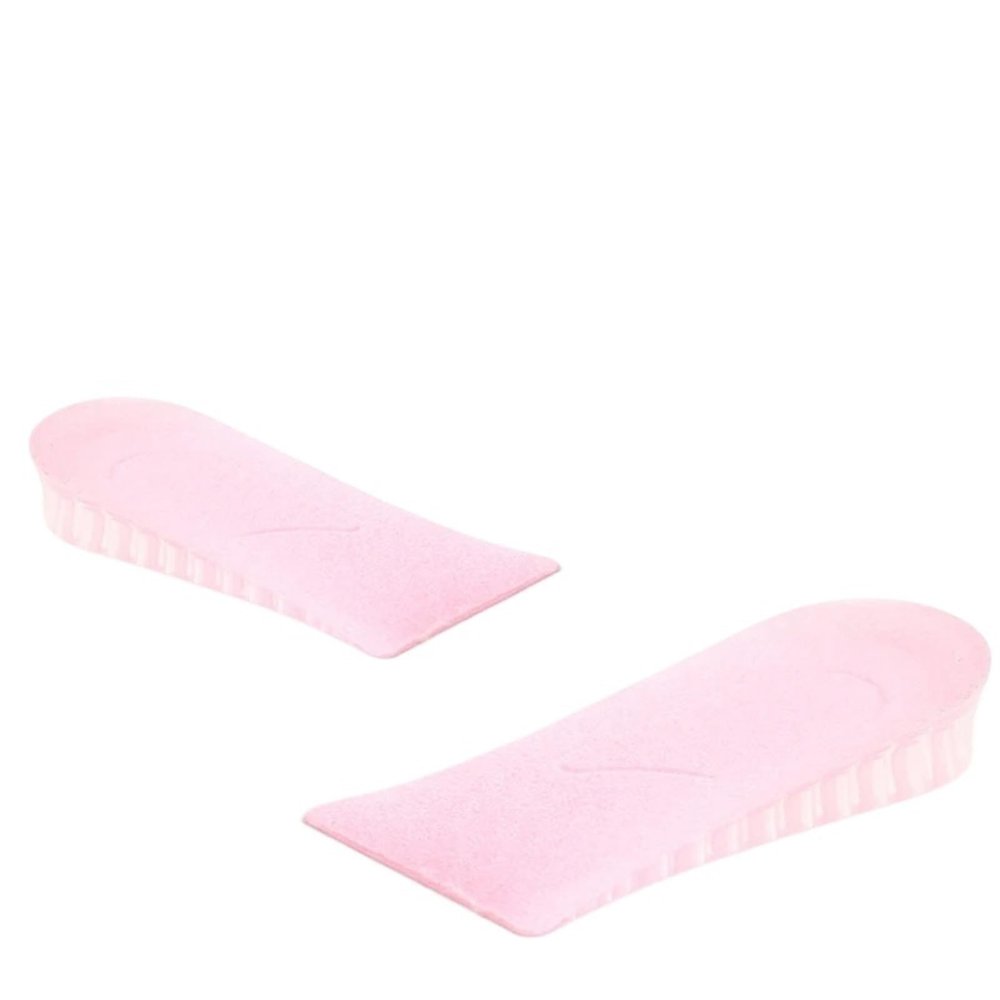 1 Pair Height-Increasing Insoles Women Men Half Insole Air-Cushioned Height-Increasing Insoles 2cm/3.5cm/5cm(Pink,5cm)